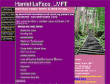Tablet Screenshot of harrietlaface.com